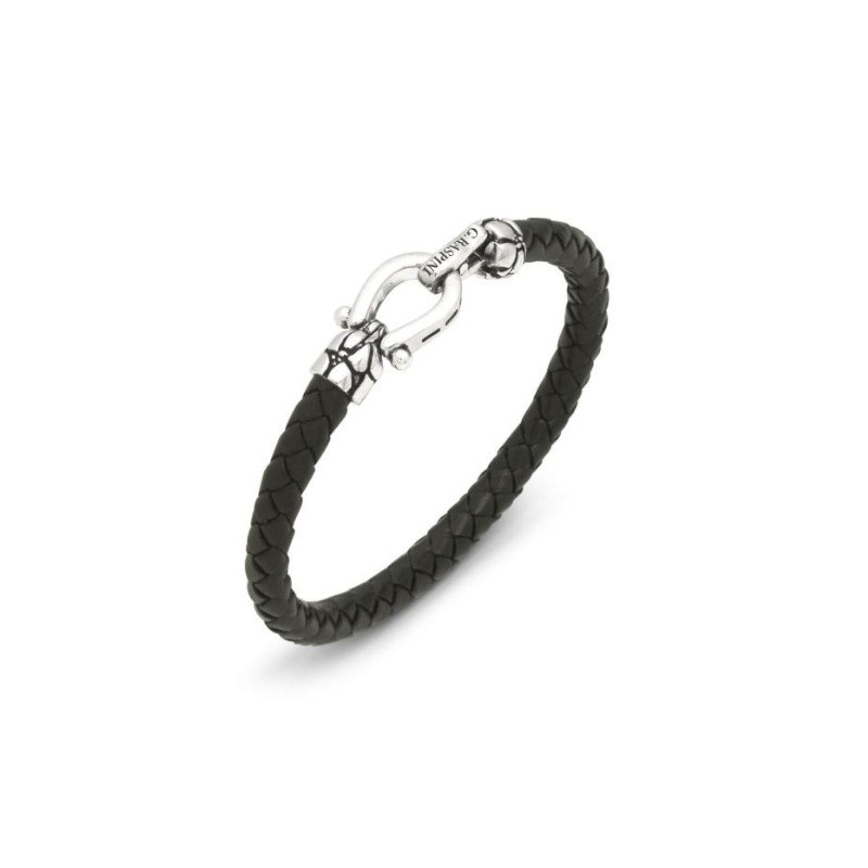 Bracciale cuoio croco