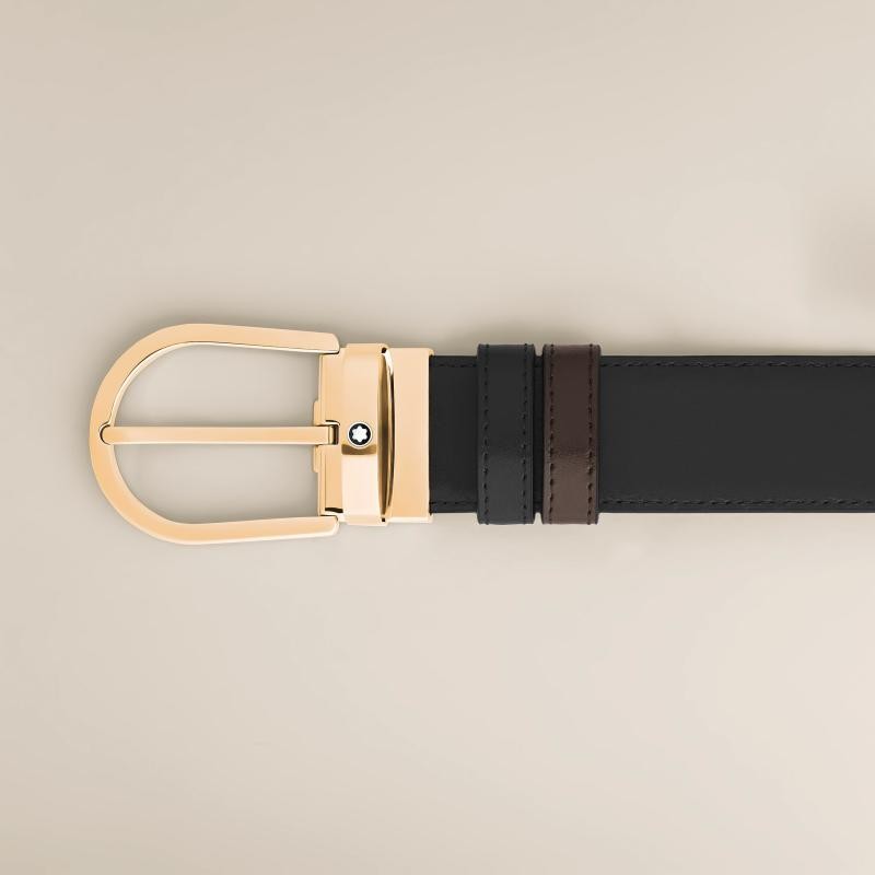 Cintura Reversibile Horseshoe Meisterstück