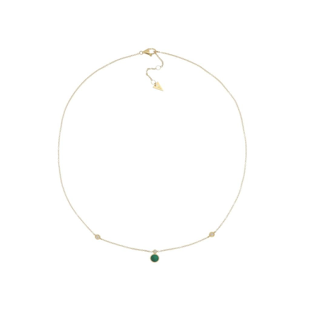Collana Brio Malachite e Diamanti