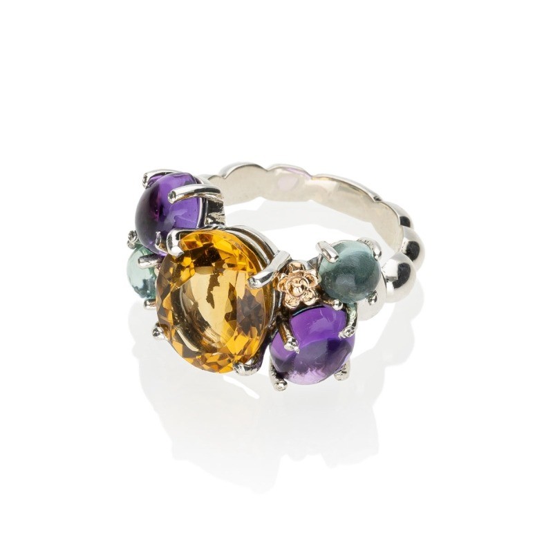 Anello Positano Pietra Ovale